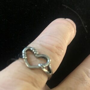 Silver Heart Ring Bogo
